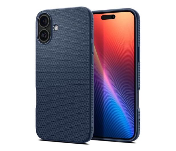 SPIGEN Liquid Air do iPhone 16 Navy Blue ACS08195 - 1279697 - zdjęcie